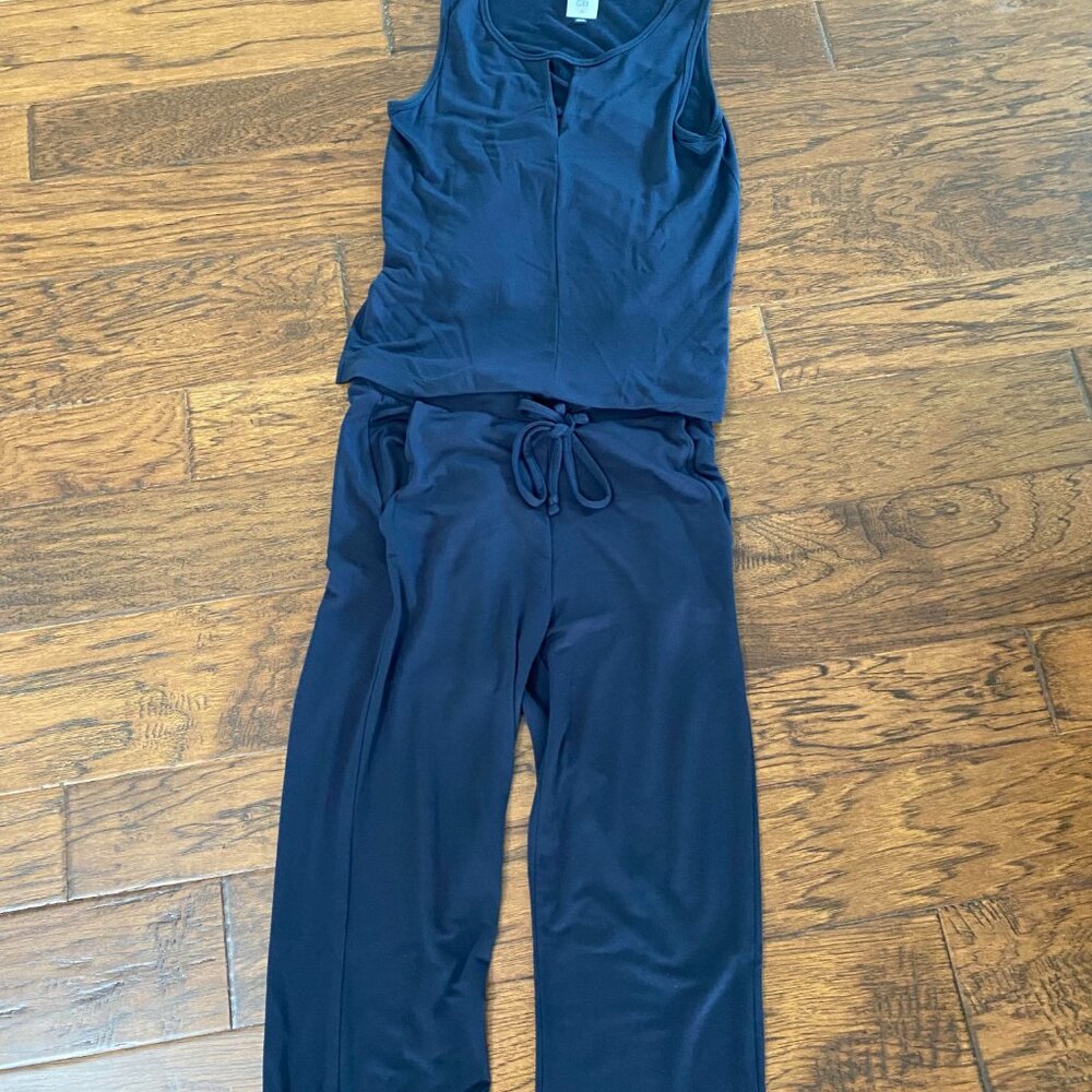 CAbi Midnight Blue Sleeveless Jumpsuit